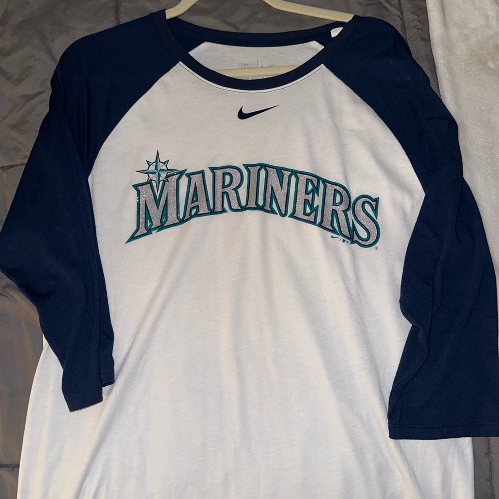Seattle Mariners Nike 3/4 Sleeve Baseball Tee